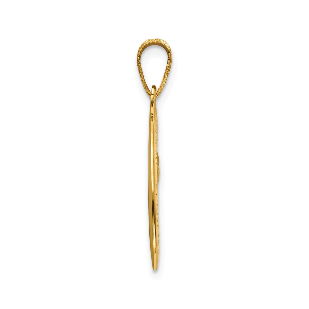 Oval St. Jude Thaddeus Medal in 14K Yellow Gold, 20x14mm - Sophia Jewelers