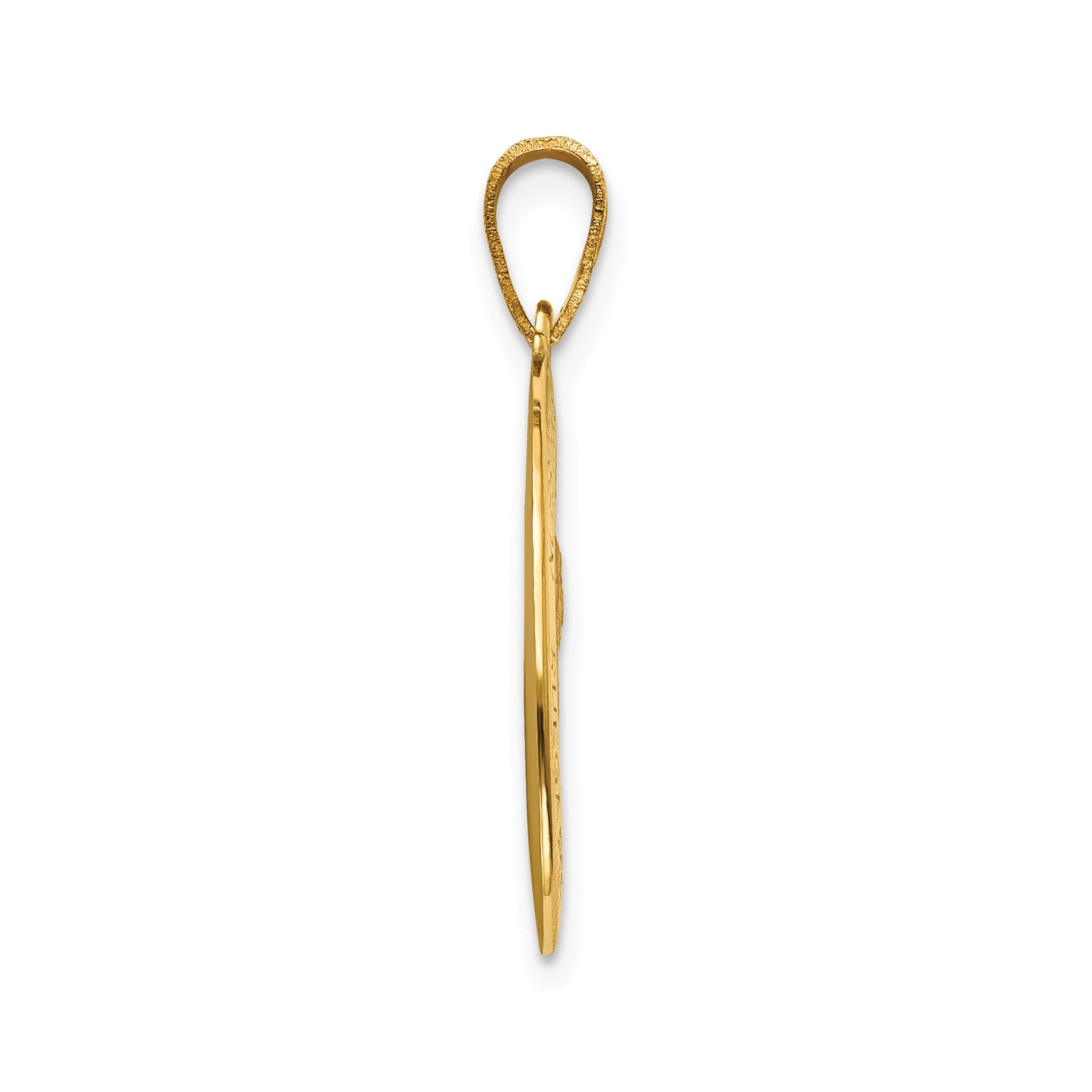 Oval St. Joseph Medal in 14K Yellow Gold, 20x14mm Secondary image