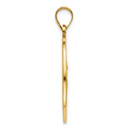 Round St. Anthony Medal in 14K Yellow Gold, 23.5mm - Sophia Jewelers