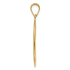 Oval St. Anthony Medal in 14K Yellow Gold, 25x18mm - Sophia Jewelers
