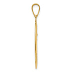 Oval St. Anthony Medal in 14K Yellow Gold, 27x19.5mm - Sophia Jewelers