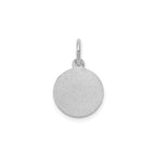 Round St. Christopher Medal in Gold-Plated Sterling Silver, 11.5mm - Sophia Jewelers