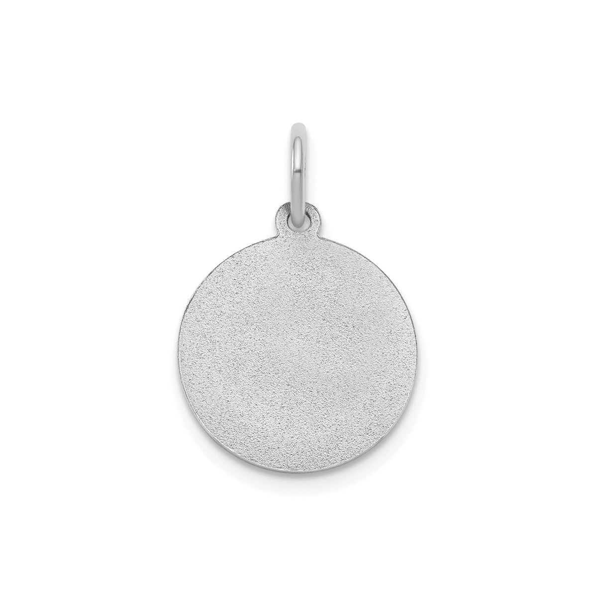 Round St. Elizabeth Medal in Gold-Plated Sterling Silver - Sophia Jewelers