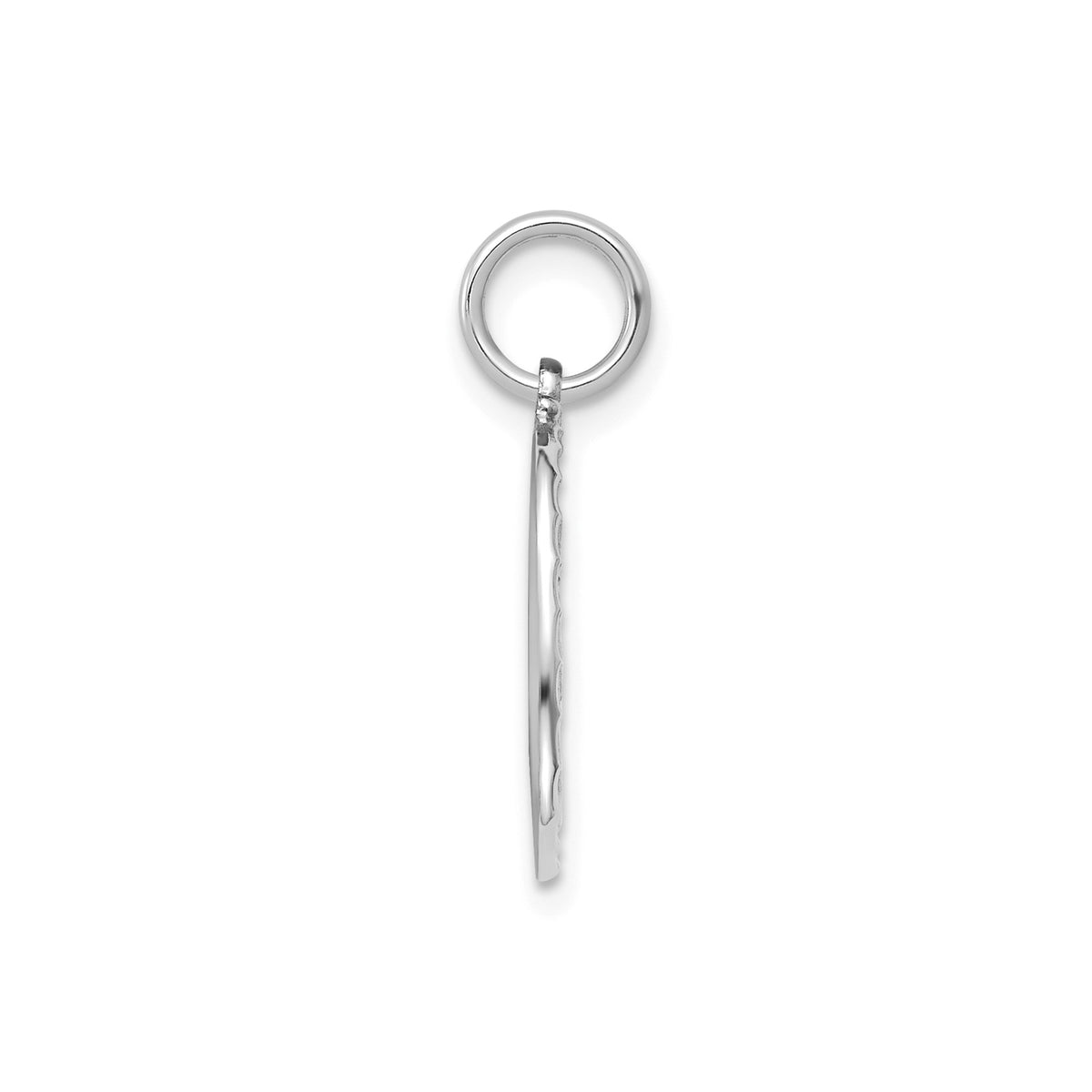 Oval Guadalupe-Spanish Medal in Sterling Silver, 15x11.5mm - Sophia Jewelers