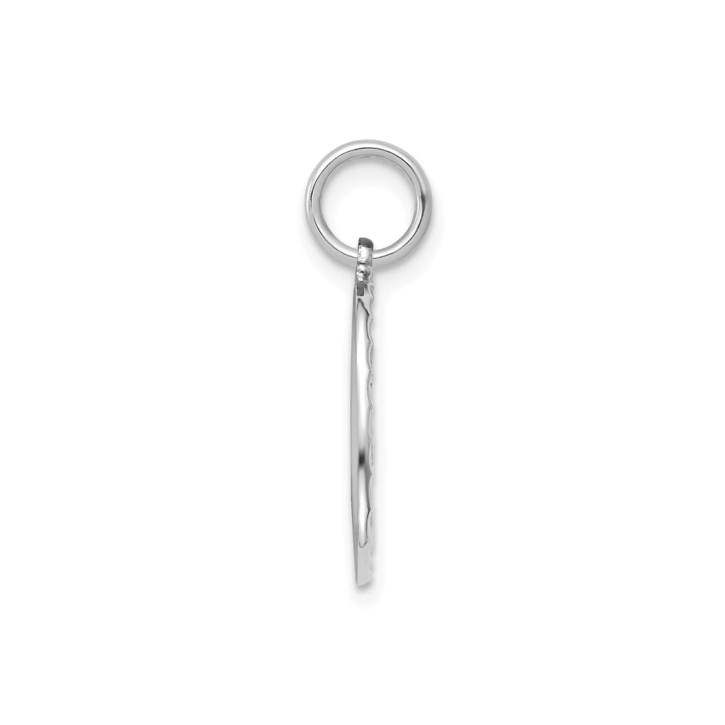 Oval Milagrosa Medal in Sterling Silver, 15x11.5mm - Sophia Jewelers