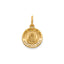 Sacred Heart of Jesus Medal in 14K Yellow Gold, 11.5mm - Sophia Jewelers