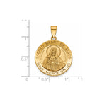 Sacred Heart of Jesus Medal in 14K Yellow Gold, 23.5mm - Sophia Jewelers