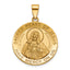 Sacred Heart of Jesus Medal in 14K Yellow Gold, 23.5mm - Sophia Jewelers