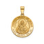 Sacred Heart of Jesus Medal in 14K Yellow Gold, 18.25mm - Sophia Jewelers