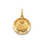 Round St. Thomas More Medal in 14K Yellow Gold, 14.5mm - Sophia Jewelers