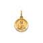 Round St. Vincent Medal in 14K Yellow Gold, 11.5mm - Sophia Jewelers