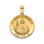 Round St. Jude Thaddeus Medal in 14K Yellow Gold - Sophia Jewelers