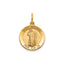 Round St. Michael Medal in 14K Yellow Gold - Sophia Jewelers
