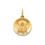 Round St. Andrew Medal in 14K Yellow Gold, 14.5mm - Sophia Jewelers