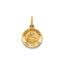 Round St. Anthony Medal in 14K Yellow Gold, 11.5mm - Sophia Jewelers