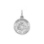 Round St. Anthony-Spanish Medal in Sterling Silver, Satin - Sophia Jewelers