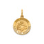Round St. Anthony-Spanish Medal in 14K Yellow Gold, 14.5mm - Sophia Jewelers