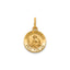 Round St. Cecilia Medal in 14K Yellow Gold, 11.5mm - Sophia Jewelers
