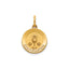 Round Confirmation Medal in Gold-Plated Sterling Silver - Sophia Jewelers