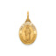 Oval St. Jude Thaddeus-Spanish Medal in 14K Yellow Gold, 15x11.5mm - Sophia Jewelers