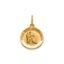 Round 1st Communion Medal in 14K Yellow Gold, 13.25mm - Sophia Jewelers