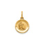 Round 1st Communion-Spanish Medal in 14K Yellow Gold, 11.5mm - Sophia Jewelers