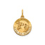 Round St. Gabriel-Spanish Medal in 14K Yellow Gold, 14.5mm - Sophia Jewelers