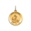 Round St. Gerard Medal in 14K Yellow Gold, 16.25mm - Sophia Jewelers