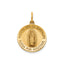 Our Lady of Guadalupe-Spanish Medal in 14K Yellow Gold, 16.25mm - Sophia Jewelers