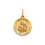 Round San Jose Medal in Gold-Plated Sterling Silver - Sophia Jewelers
