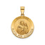 Round San Jose Medal in 14K Yellow Gold, 18.25mm - Sophia Jewelers