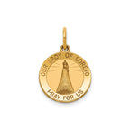 Our Lady of Loreto Medal in 14K Yellow Gold - Sophia Jewelers