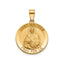 Round St. Matthew Medal in 14K Yellow Gold, 18.25mm - Sophia Jewelers