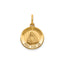 Round Mother Cabrini Medal in Gold-Plated Sterling Silver - Sophia Jewelers