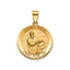 Round St. Paul Medal in 14K Yellow Gold, 18.25mm - Sophia Jewelers