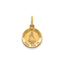 Round Infant of Prague Medal in 14K Yellow Gold, 11.5mm - Sophia Jewelers