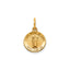 St. Rose of Lima Medal in 14K Yellow Gold, 11.5mm - Sophia Jewelers