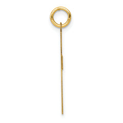 14k Polished Cross Pendant