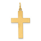 14k Polished Cross Pendant