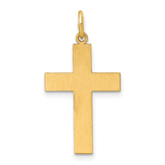 14k Polished Cross Pendant