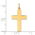 14k Polished Cross Pendant