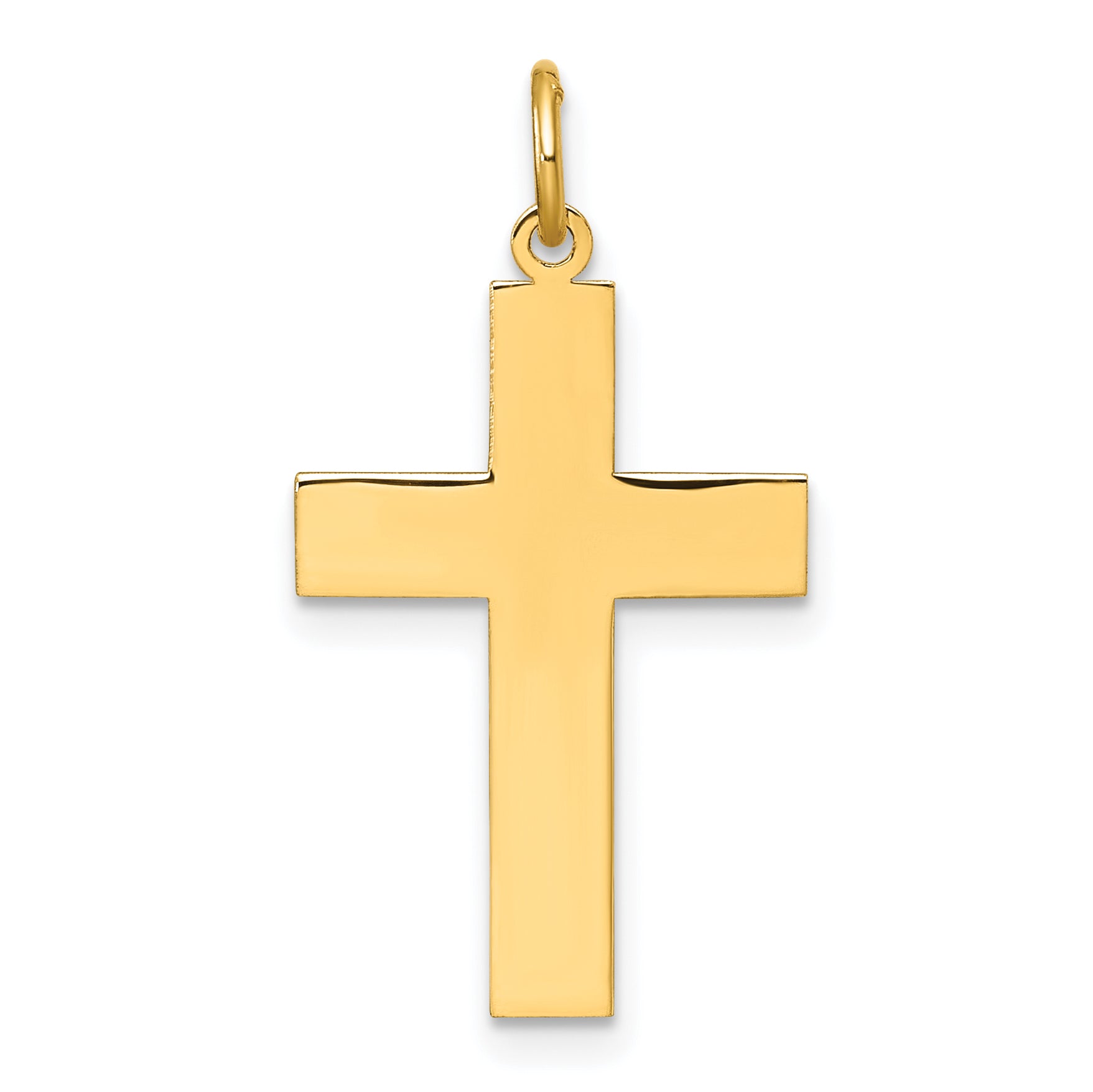 14k Polished Cross Pendant Main image