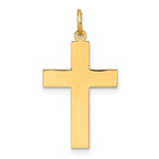 14k Polished Cross Pendant