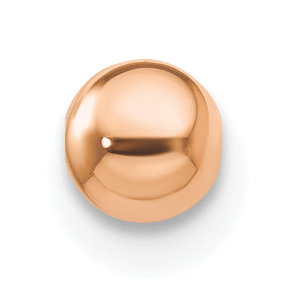 1/20 14K Rose Gold Filled 4.0mm Polished Medium Hole Bead