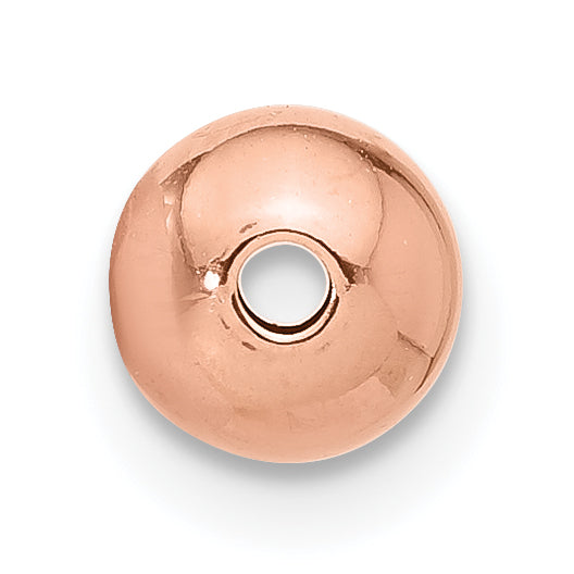 1/20 14K Rose Gold Filled 6.0mm Polished Medium Hole Bead