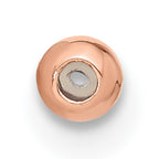 1/20 14K Rose Gold Filled 3.0mm w/ID Silicone Polished Bead