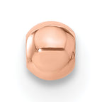 1/20 14K Rose Gold Filled 3.0mm w/ID Silicone Polished Bead