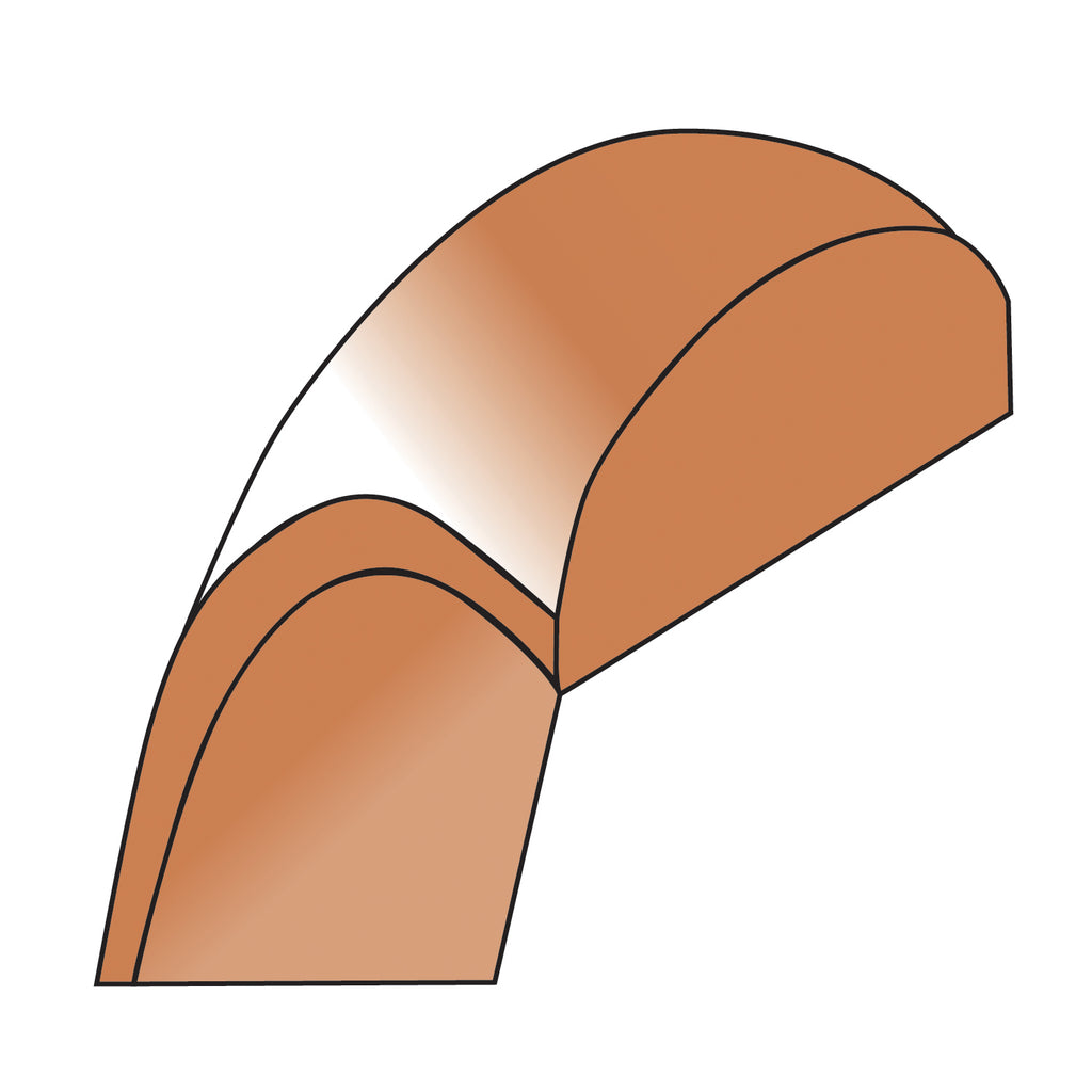 14k Rose Gold 3mm Lightweight Half Round Wedding Band