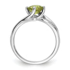 Sterling Silver Diamond Semi-Mount Ring