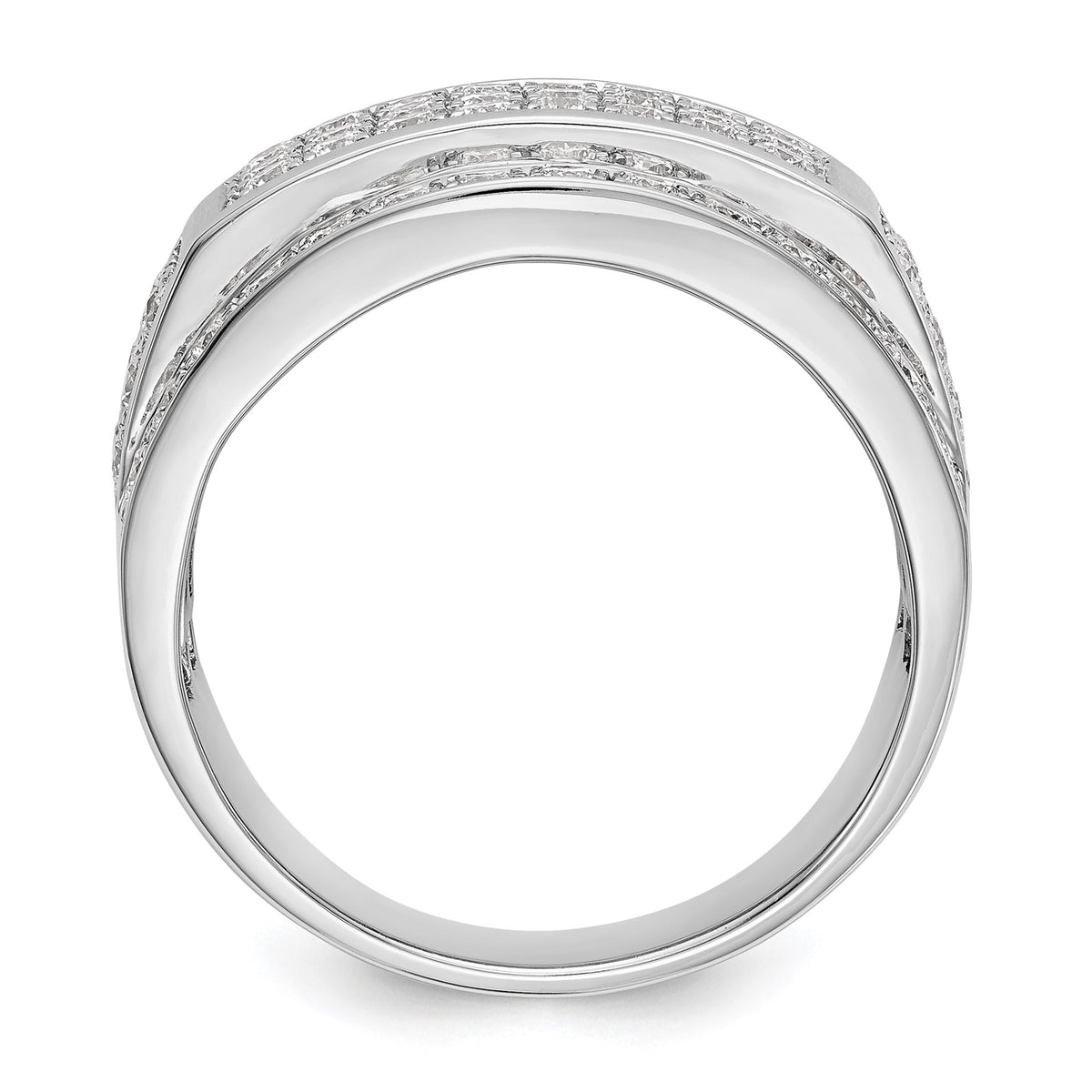Lab-Grown Diamond Ring in 14K White Gold (2 ct. tw.), Size 7 - Sophia Jewelers